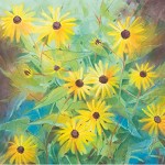 vierkante dubbele
wenskaart met envelop
Loes Botman